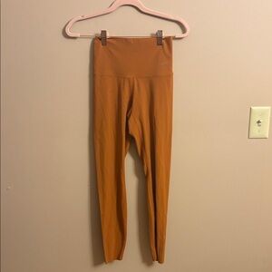 Nike Kids Orange High-Waist Leggings